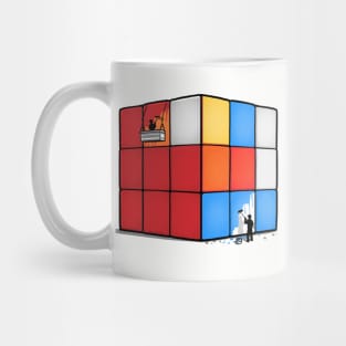 Solving the cube Mug